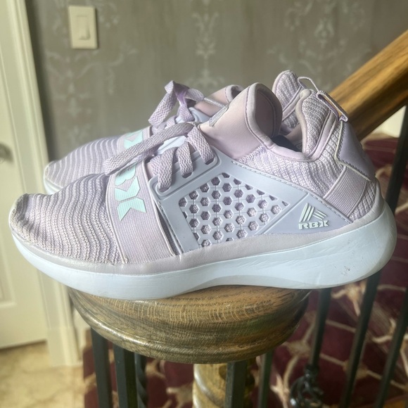 RBX ladies running fitness shoe, purpleish, pink and color good condition 7 1/2 - Picture 4 of 10